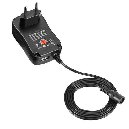 Adaptateur universel AC 100-240V DC 3V 4.5V 5V 6V 7.5V 9V 12V 30W, alimentation multifonction réglable pour caméra à bande lumineuse LED